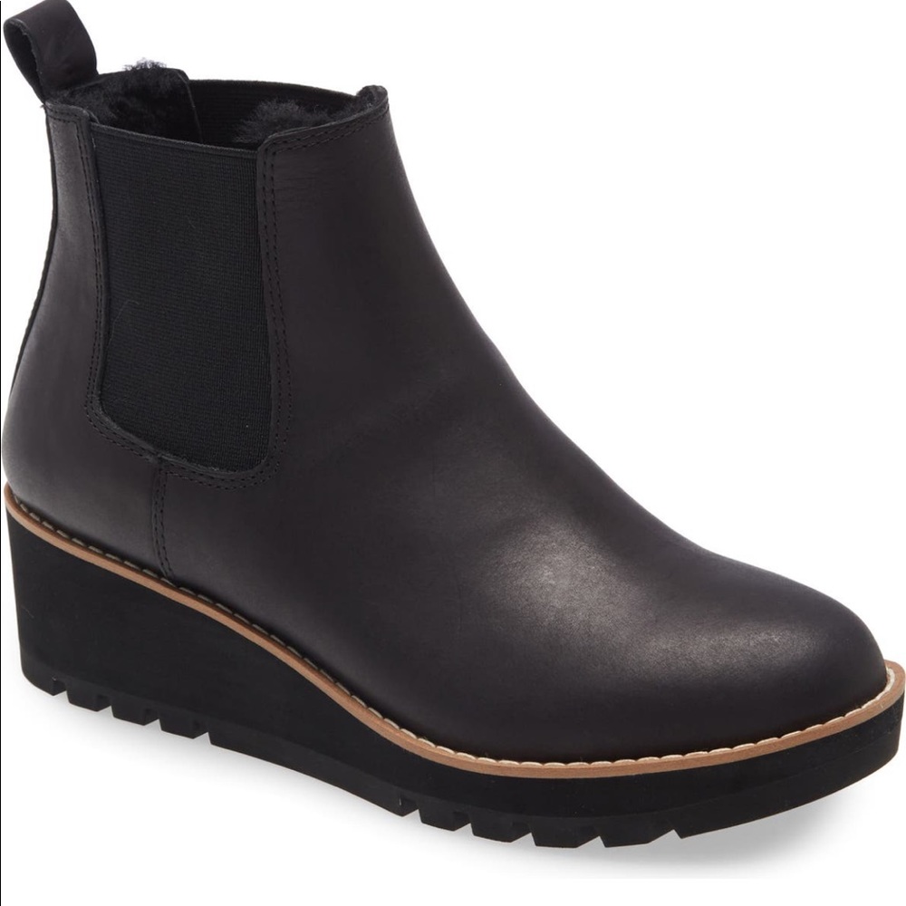 Eileen Fisher Cozy Shearling Bootie